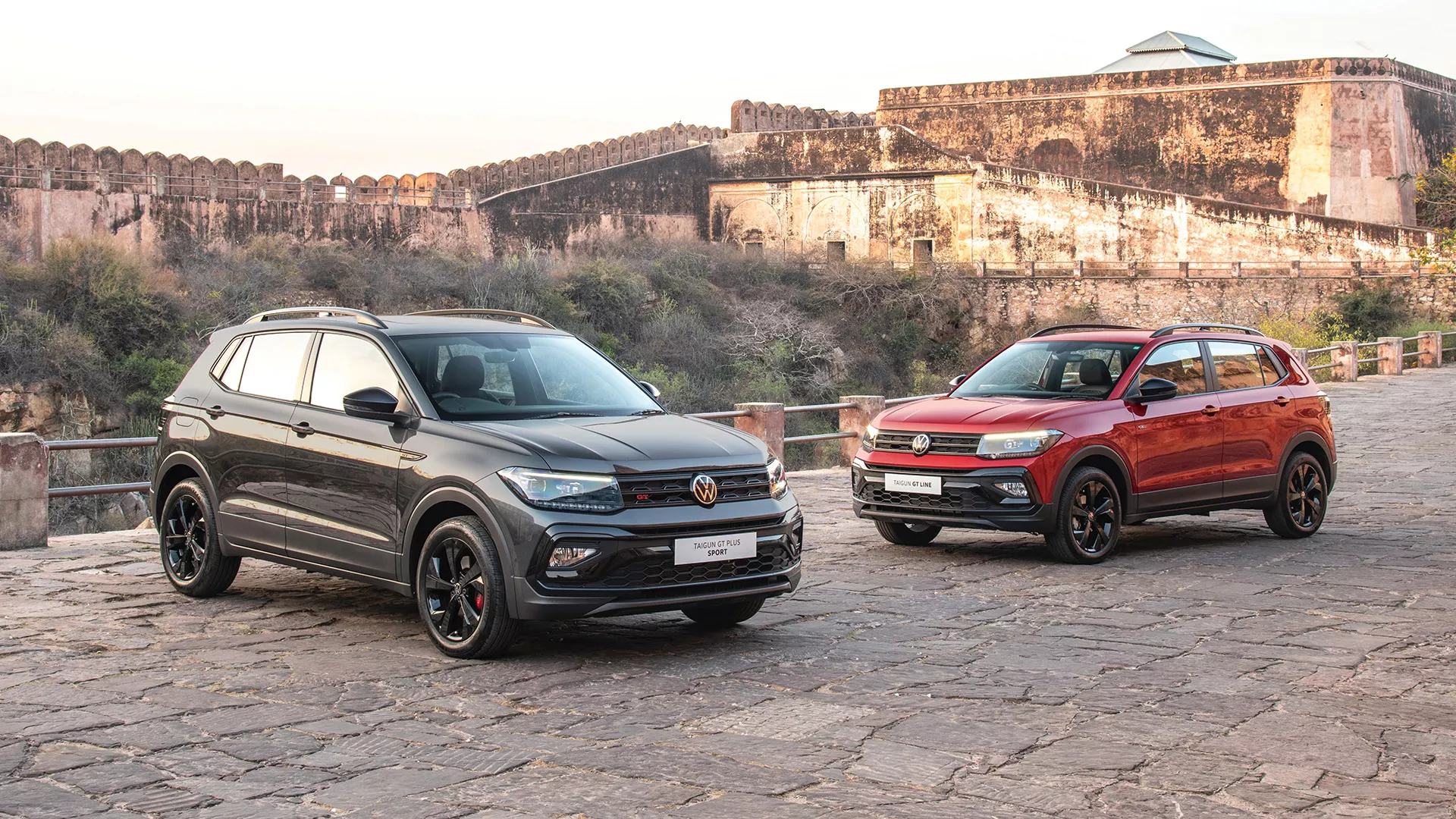 Volkswagen Taigun Sport SUV with sporty styling hero banner